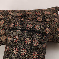 Set of 2 Kalamkari Block Print Cotton Pillow Covers 35