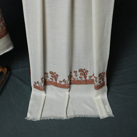 3pc Heavy Embroidered Wool Unstitched Dress Material Suit Set 31