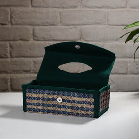 Green Madur Grass Tissue Box