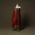 Dharwad Woven Cotton 3pc Unstitched Dress Material Suit Set 30