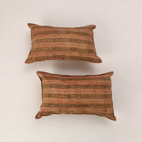 Set of 2 Kalamkari Block Print Cotton Pillow Covers 39