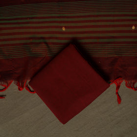 Dharwad Woven Cotton 3pc Unstitched Dress Material Suit Set 30