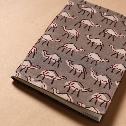 Bindaas Fabric Cover Handmade Paper Notebook (7 x 5 in)