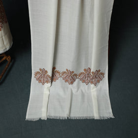 3pc Heavy Chain Stitch Embroidered Wool Unstitched Dress Material Suit Set 36