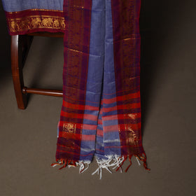 Dharwad Cotton 3pc Plain Unstitched Dress Material Suit Set with Zari Border 32