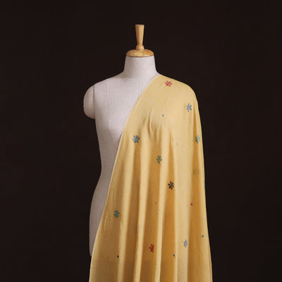 Phulia Jamdani Buti Pure Handloom Cotton Fabric (Count 92/92) 04