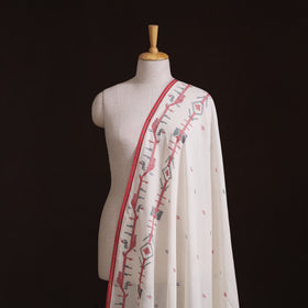 Phulia Jamdani Buti Pure Handloom Cotton Fabric (Count 92/60) 06