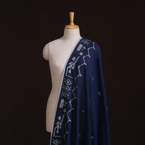 Phulia Jamdani Buti Pure Handloom Cotton Fabric (Count 84/84) 13