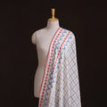 Phulia Jamdani Buti Pure Handloom Cotton Fabric (Count 84/84) 14