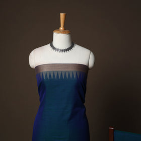 Dharwad Cotton 3pc Plain Unstitched Dress Material Suit Set with Woven Border 42