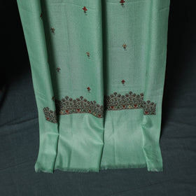 3pc Heavy Embroidered Wool Unstitched Dress Material Suit Set 47