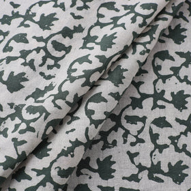 Grey - cotton kutch batik fabric 36 - handcrafted