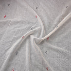 Phulia Jamdani Buti Pure Handloom Cotton Fabric (Count 92/60) 06