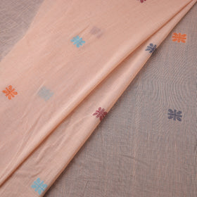 Phulia Jamdani Buti Pure Handloom Cotton Fabric (Count 92/92) 03