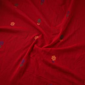 Phulia Jamdani Buti Pure Handloom Cotton Fabric (Count 92/92) 01