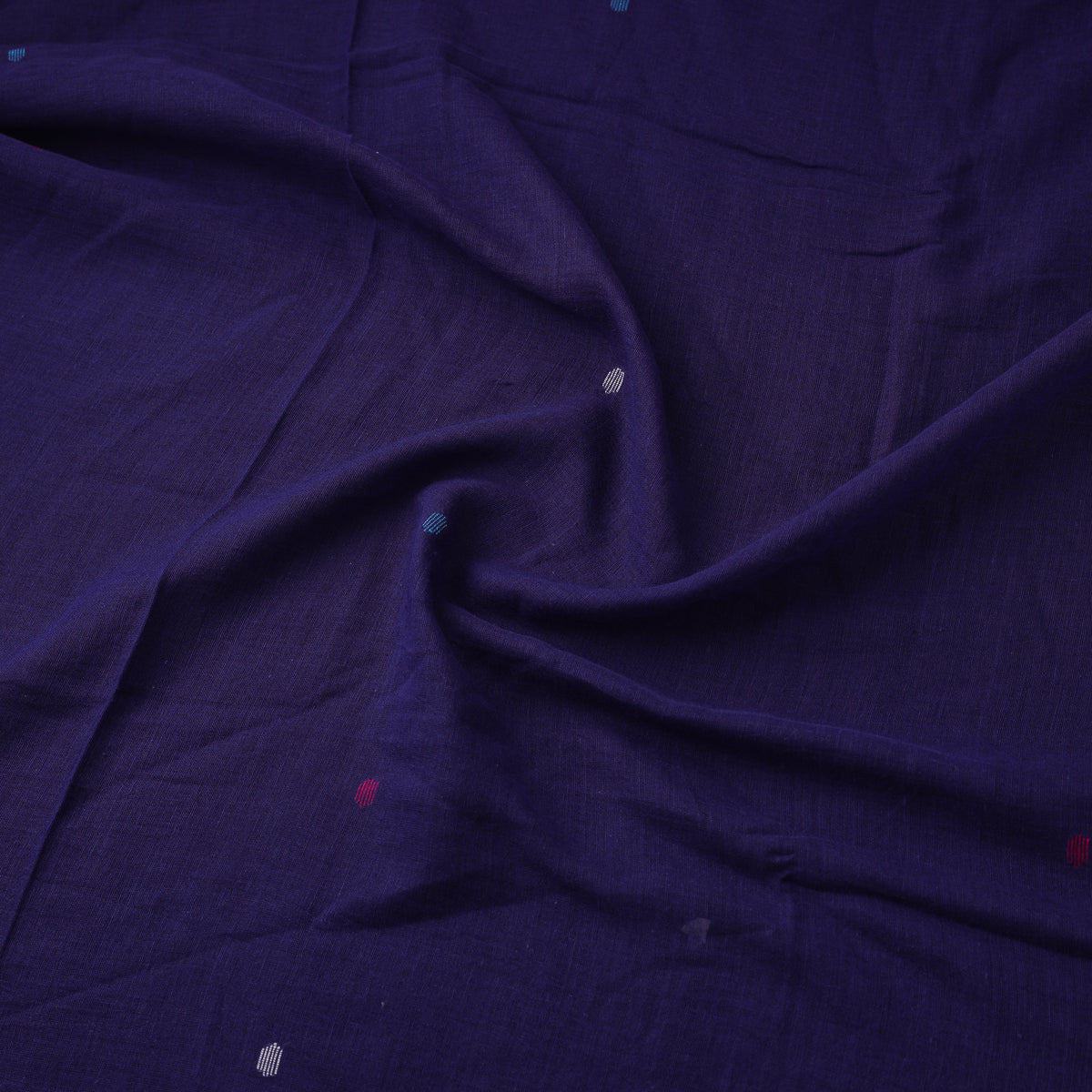 Phulia Jamdani Buti Pure Handloom Cotton Fabric (Count 92/60) 05