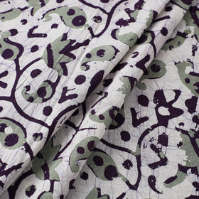 Multicolor  - Pure Cotton Kutch Batik Print Fabric 49