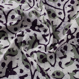 Multicolor  - Pure Cotton Kutch Batik Print Fabric 49