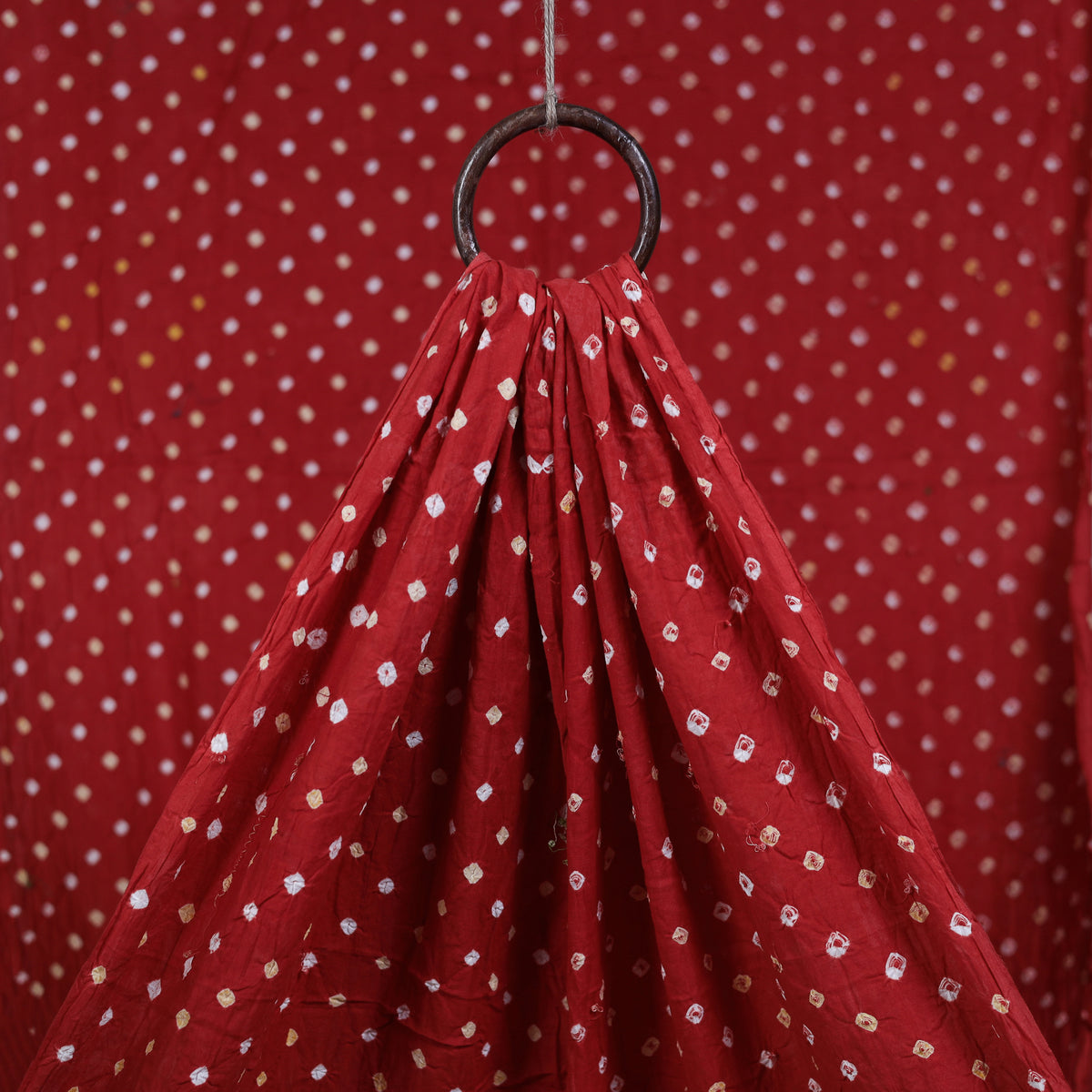 Kutch Bandhani Tie-Dye Cotton Fabric 21