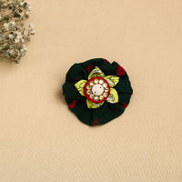 Handmade Fabric Flower Hair Clip 34