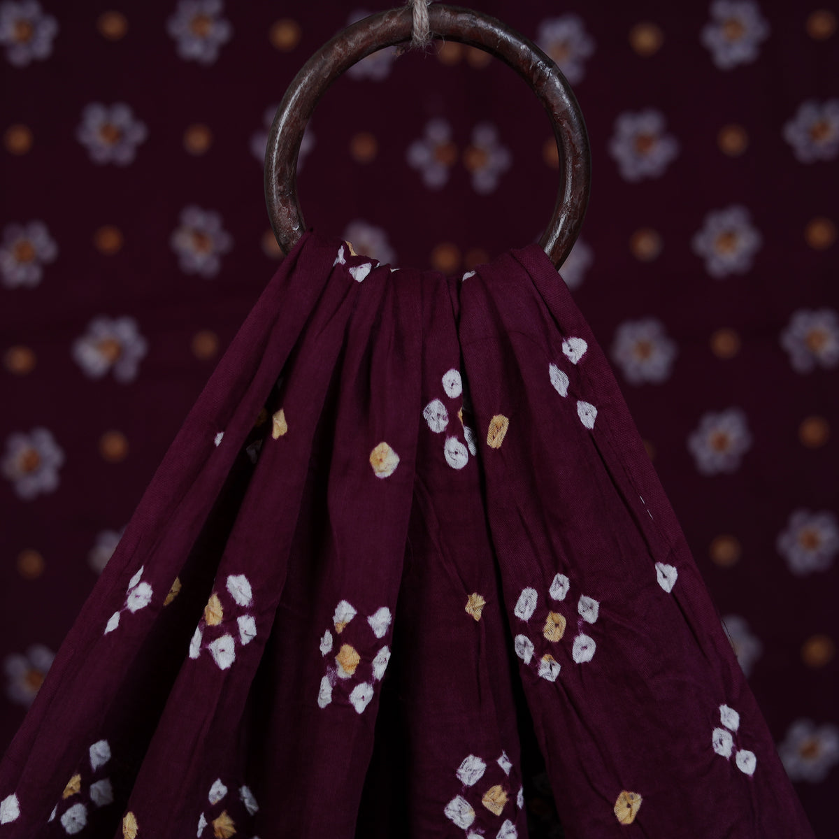 Kutch Bandhani Tie-Dye Cotton Fabric 14