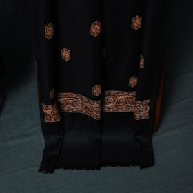 3pc Heavy Embroidered Wool Unstitched Dress Material Suit Set 62