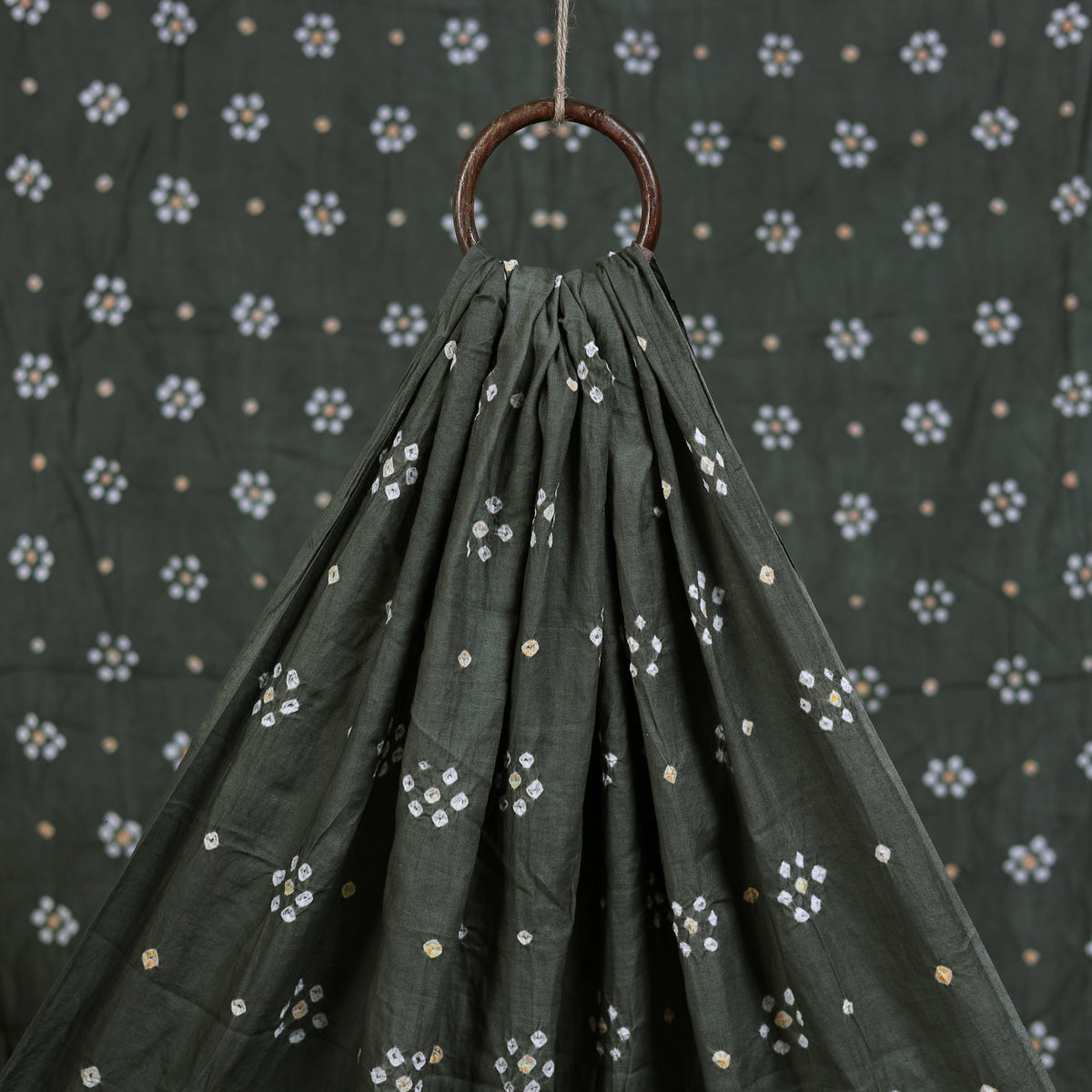 Kutch Bandhani Tie-Dye Cotton Fabric 06