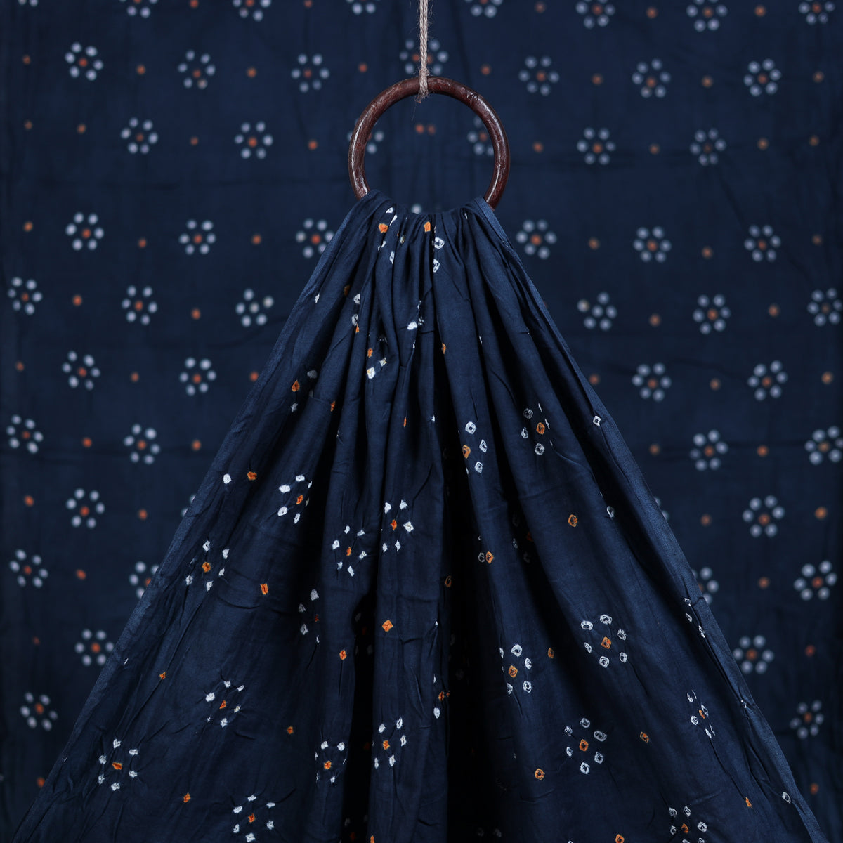 Kutch Bandhani Tie-Dye Cotton Fabric 03