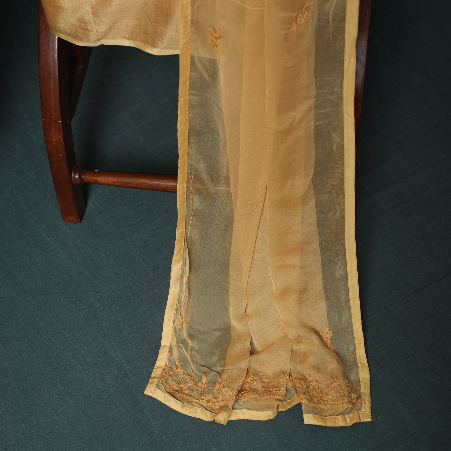 Hand Embroidered Muslin 3pc Unstitched Dress Material 26