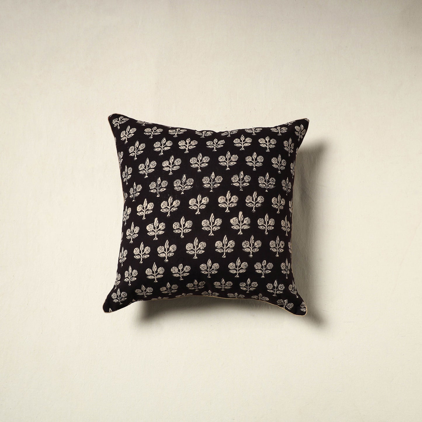 Ajrakh Hand Block Print Cushion Cover (16 x 16 in) 18