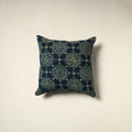 Ajrakh Hand Block Print Cushion Cover (16 x 16 in) 19