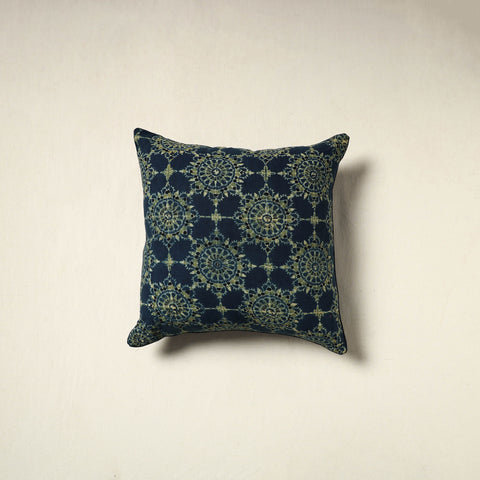 Ajrakh Hand Block Print Cushion Cover (16 x 16 in) 19