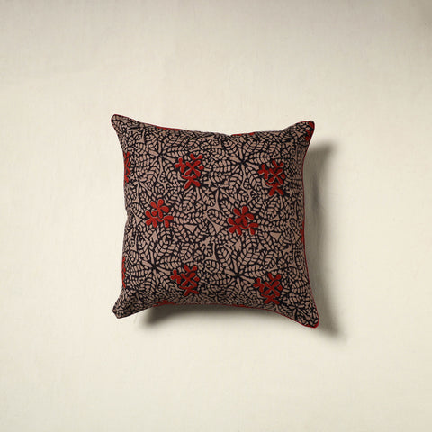 Ajrakh Hand Block Print Cushion Cover (16 x 16 in) 21