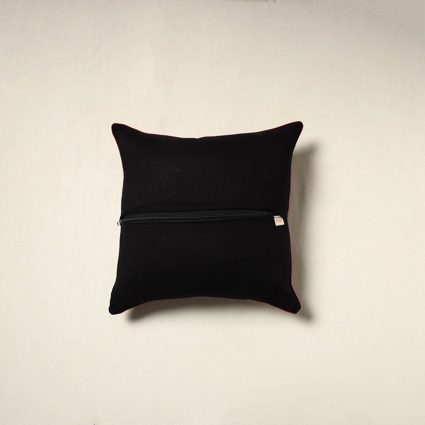 Ajrakh Hand Block Print Cushion Cover (16 x 16 in) 21