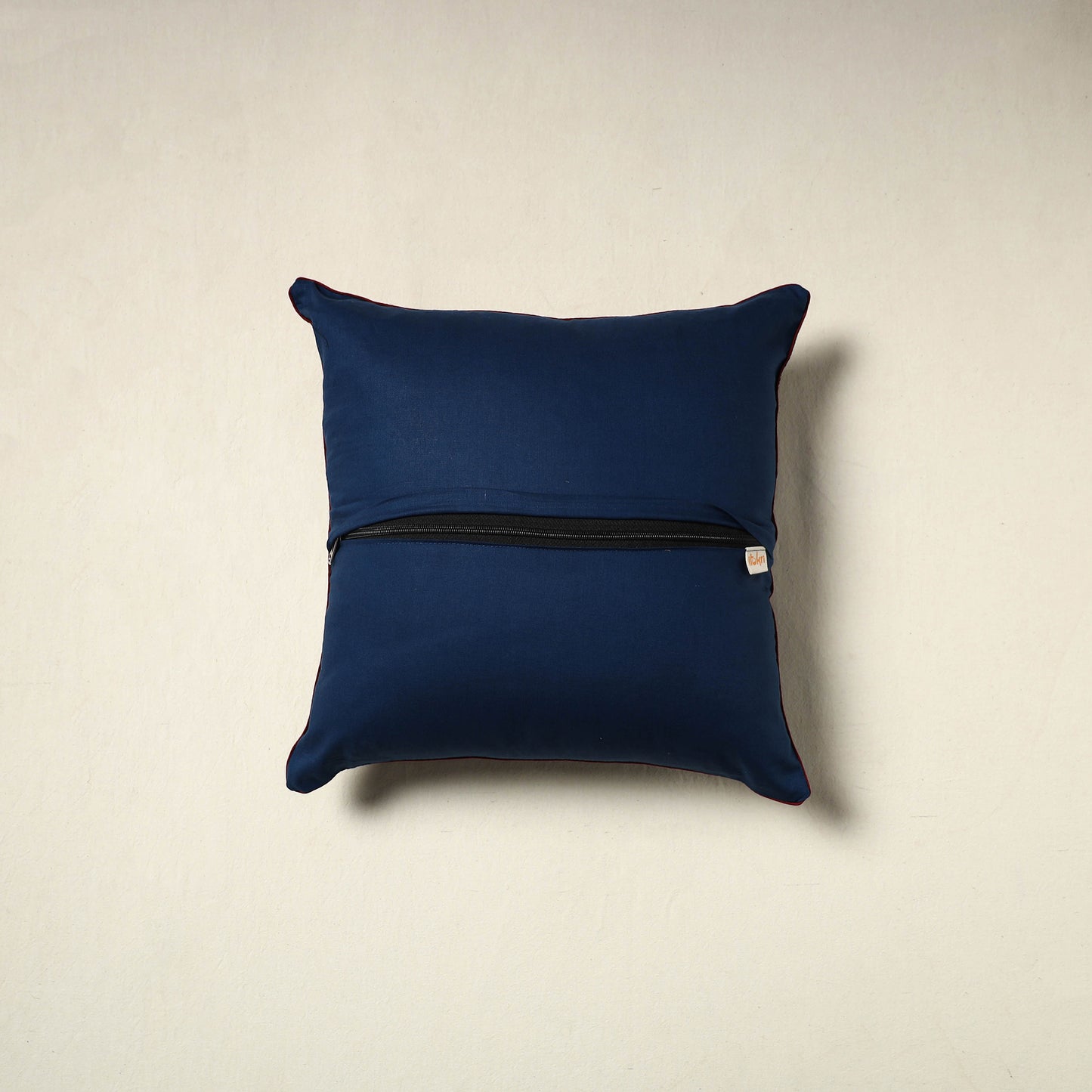 Ajrakh Hand Block Print Cushion Cover (16 x 16 in) 22