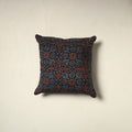 Ajrakh Hand Block Print Cushion Cover (16 x 16 in) 24