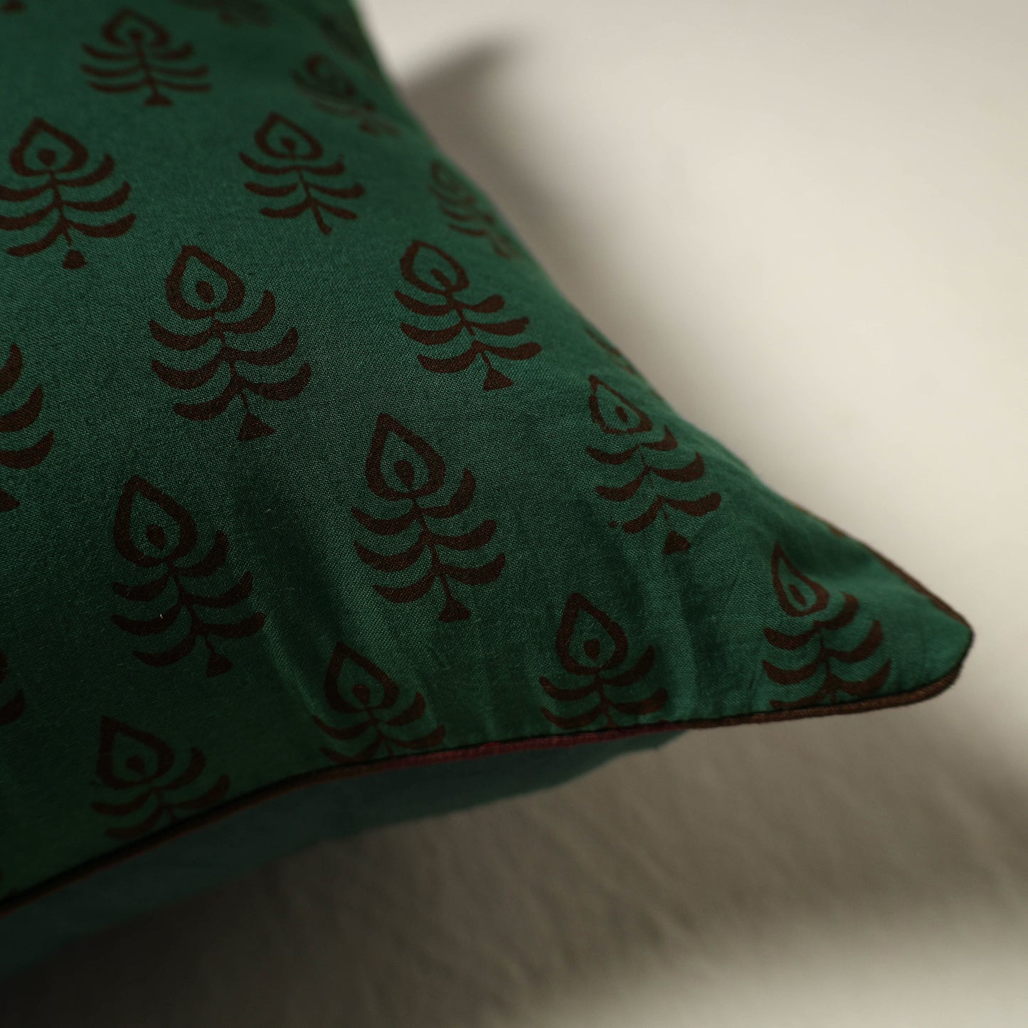 Bagh Hand Block Print Cushion Cover (16 x 16 in) 27
