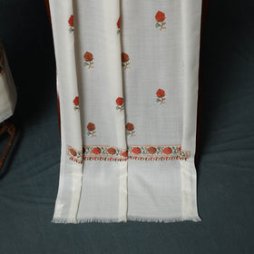3pc Embroidered Wool Unstitched Dress Material Suit Set 78