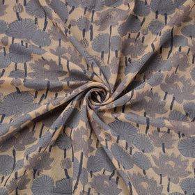Handwoven Merino Wool Floral Hand Block Sanganeri Print Fabric 11