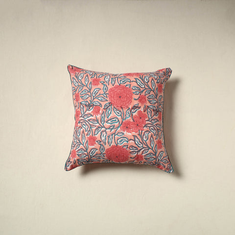 Sanganeri Hand Block Print Cushion Cover (16 x 16 in) 32