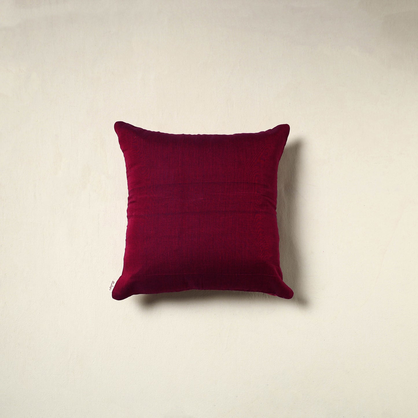 Jhiri Handloom Cotton Cushion Cover (16 x 16 in) 36
