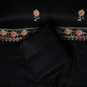 3pc Embroidered Wool Unstitched Dress Material Suit Set 81