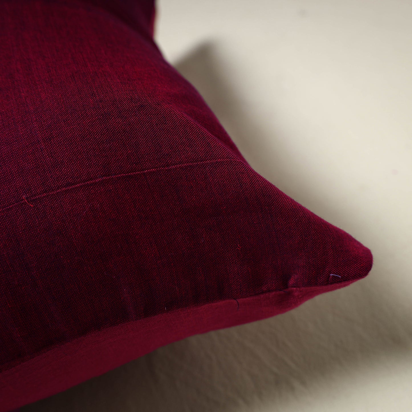 Jhiri Handloom Cotton Cushion Cover (16 x 16 in) 36