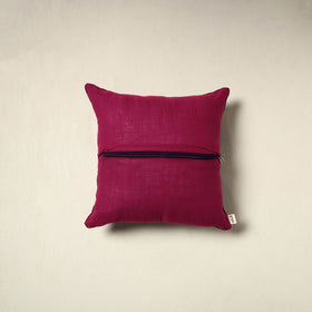 Jhiri Handloom Cotton Cushion Cover (16 x 16 in) 36