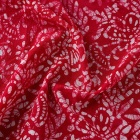  Cotton Pink Hand Batik Print Fabric