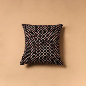 Kutch Tagai Patchwork Ajrakh Mashru Silk Cushion Cover (16 x 16 in) 08