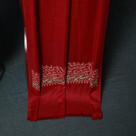 3pc Heavy Chain Stitch Embroidered Wool Unstitched Dress Material Suit Set 88