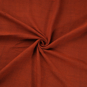Maroon - Kumaun Handwoven Merino Woolen Fabric 04
