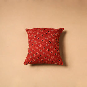 Kutch Tagai Patchwork Ajrakh Mashru Silk Cushion Cover (12 x 12 in) 18