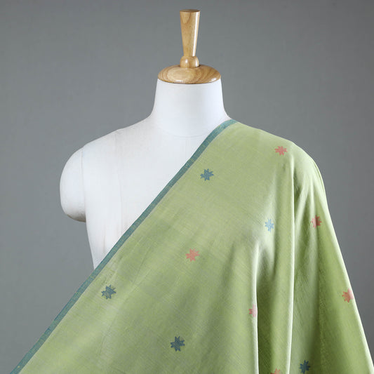Srikakulam Jamdani Buti Pure Handloom Cotton Fabric 04